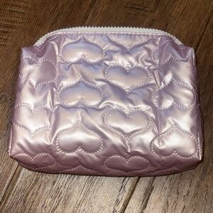 New! Pink Heart-Patterned Women's Bag with White Lining